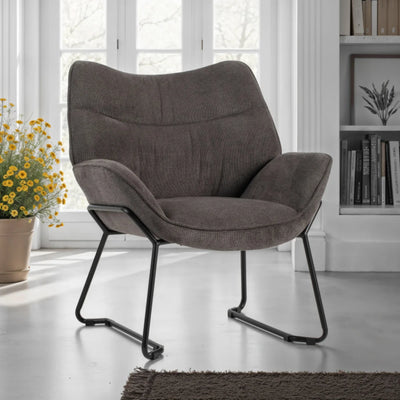 Wohnzimmer Set Aliano dark grey & Beistelltisch Fermo 2er Set