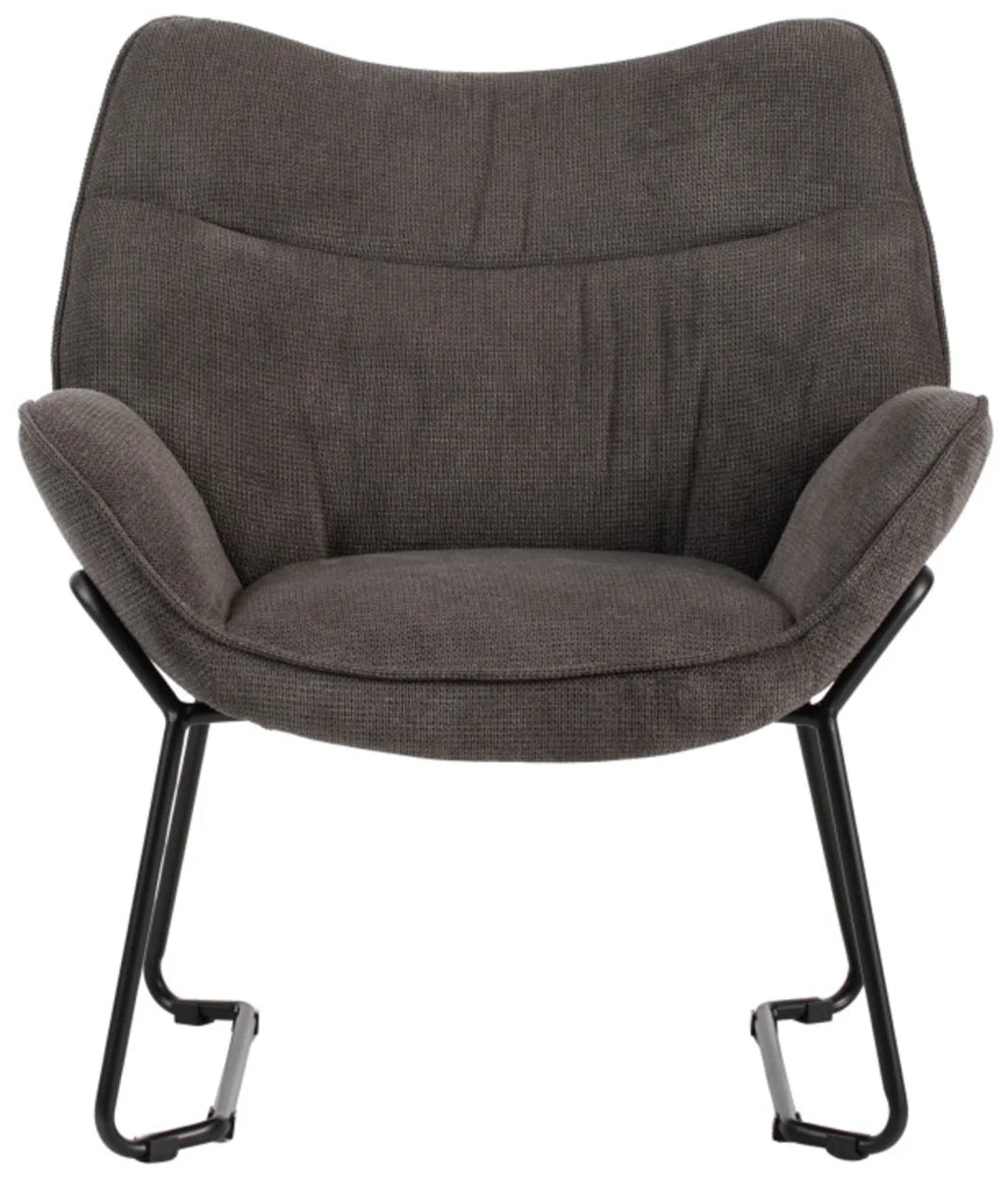 Wohnzimmer Set Aliano dark grey & Beistelltisch Fermo 2er Set