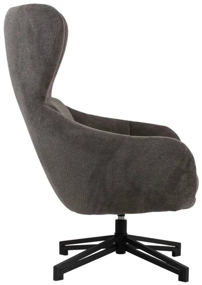 Wohnzimmer Set Marconia dark grey & Beistelltisch Fermo 2er Set