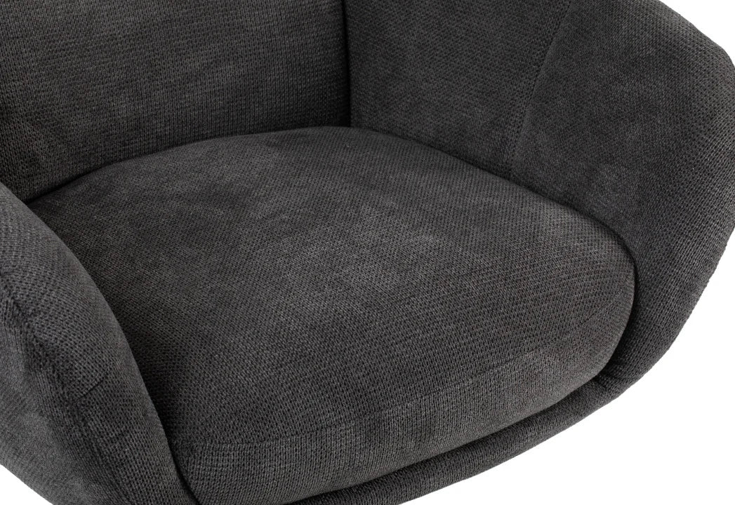 Wohnzimmer Set Marconia dark grey & Beistelltisch Fermo 2er Set