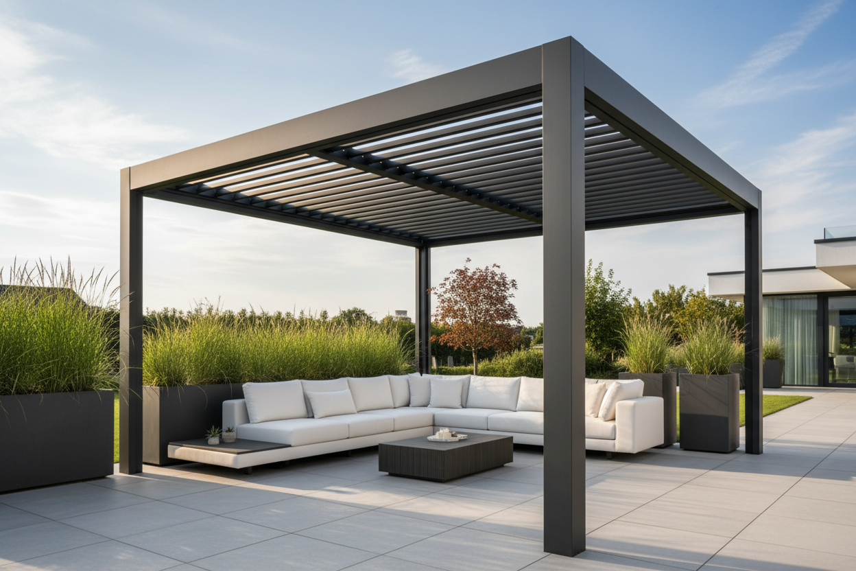 zeige mir einen Lamellendach